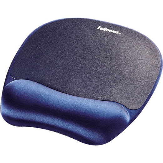 Mousepad with wrist rest Memory foam Blue