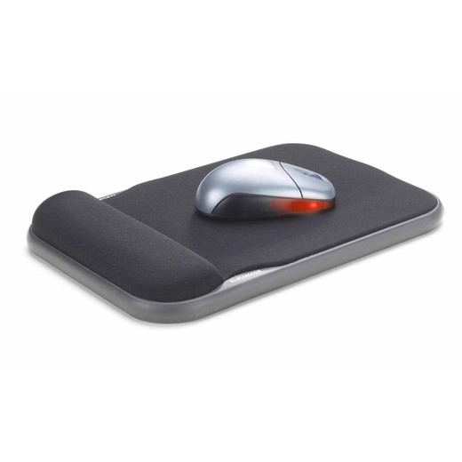 Gel mouse pad two heights black