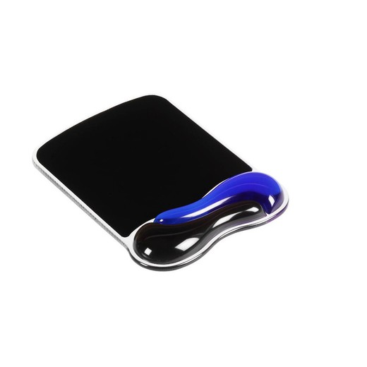 Duo gel mouse wrist rest blue/black