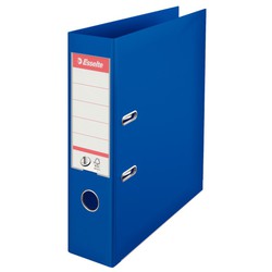 Archivador de palanca Esselte Nº1. Plástico forrado interior plástico. DIN A4. Lomo 75mm. azul