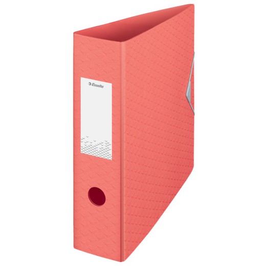 Polyfoam Colour'Breeze DIN A4 lever arch file. Spine 82mm. coral