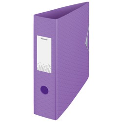 Polyfoam Colour'Breeze DIN A4 lever arch file. Spine 82mm. lavender