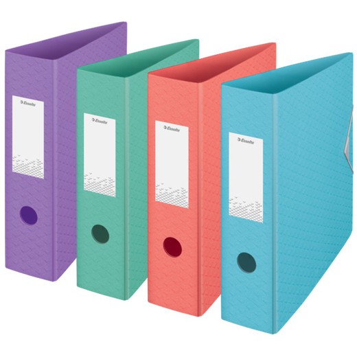 Polyfoam Colour'Breeze DIN A4 lever arch file. Spine 82mm. assorted