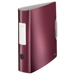 Leitz Active Style filing cabinet. Polyfoam. 180º. DIN A4, spine 82 mm. Garnet red