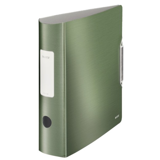 Classeur Leitz Active Style. Polymousse. 180º. DIN A4, dos 82 mm. vert céladon