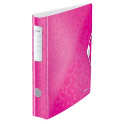 Archivador Leitz Active WOW. Polyfoam. 180º. DIN A4, lomo 65 mm. fucsia