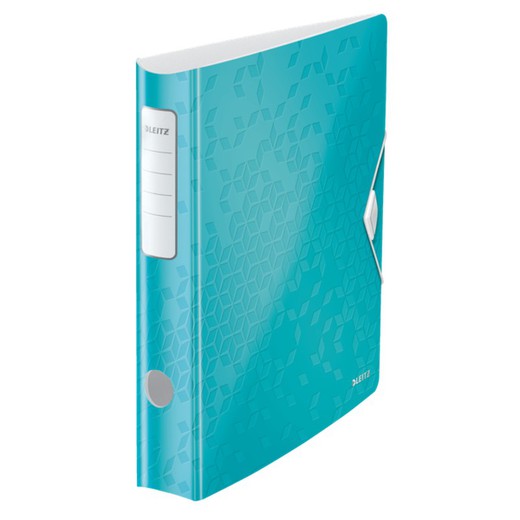 Leitz Active WOW filing cabinet. Polyfoam. 180º. DIN A4, spine 65 mm. turquoise