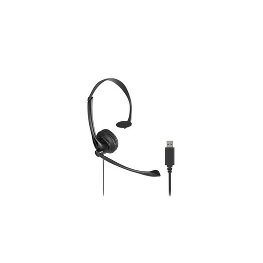 Mono USB-headset med mikrofon og volumenkontrol