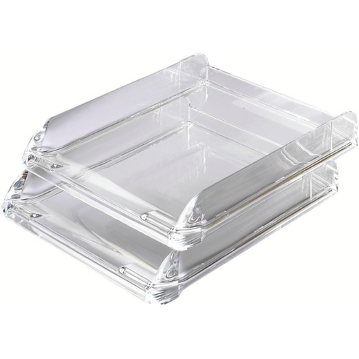 Rexel NIMBUS table tray, glass