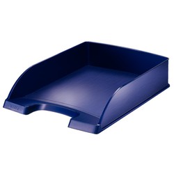 Vassoio stile Leitz. Formato verticale standard, blu titano