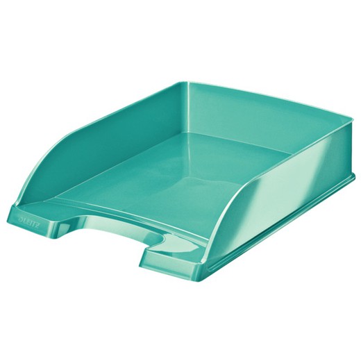 Leitz WOW tray. Vertical format, A4, turquoise