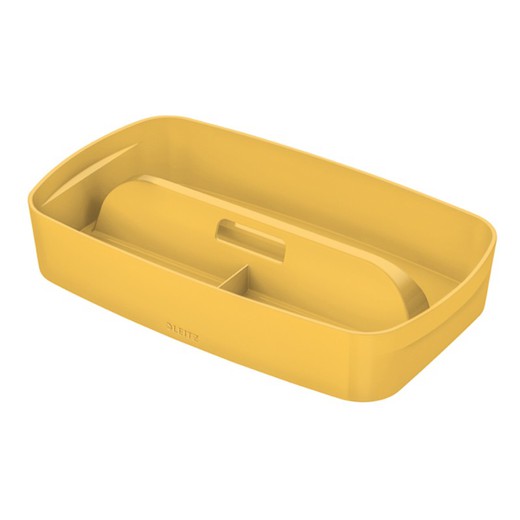 Leitz MyBox Cosy Small Organizer Tray con Manico, Giallo