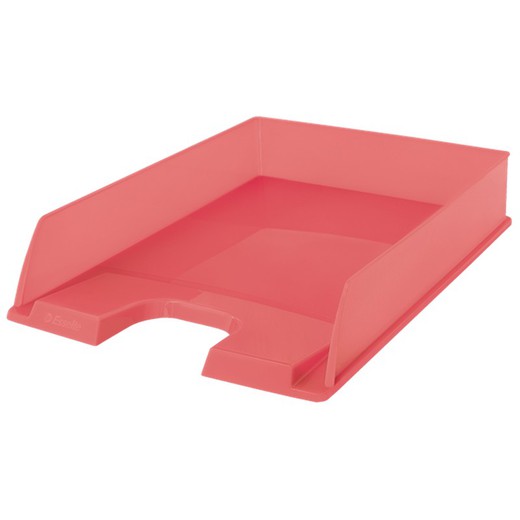 Colour'Breeze document tray. Portrait format, A4, coral