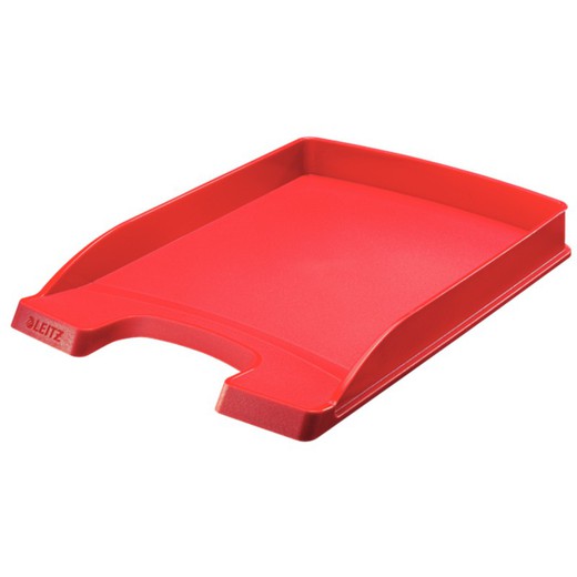 Plateaux Leitz Plus SLIM. Format vertical, rouge