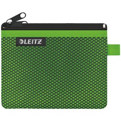 Nylon tas 2 afdelingen WOW groen (14 x 10,5 cm) S