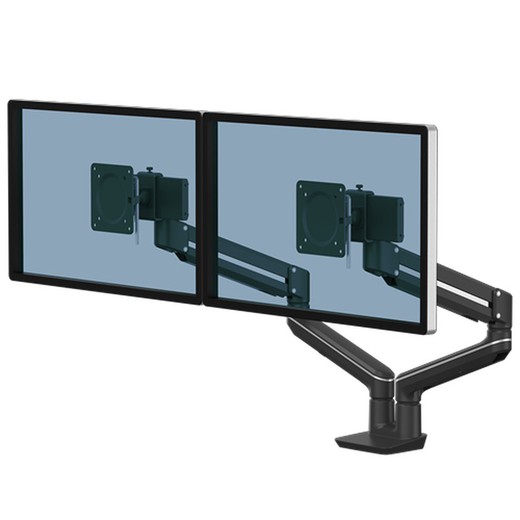 Dual Stem™ Monitorarm Zwart