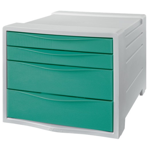 Commode 4 (2 grandes et 2 petites) Colour'Breeze, vert