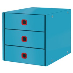 3-drawer cabinets Click & Store Cozy (290x283x360mm), blue