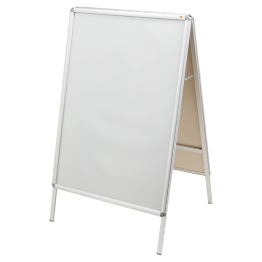 Cavalletto pubblicitario A-Board Premium Plus A0 con cornice a scatto