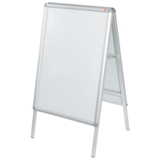 Cavalletto pubblicitario A-Board Premium Plus A1 con cornice a scatto