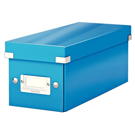 Click & Store CD Box (143x147x352mm), blue