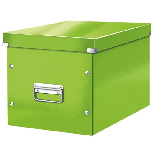 Caja Click & Store cúbica Grande (320x360x310 mm), verde