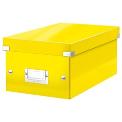 Click & Store DVD Box (206x147x352mm), yellow