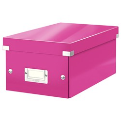 Click & Store DVD Box (206x147x352 mm), fuchsia