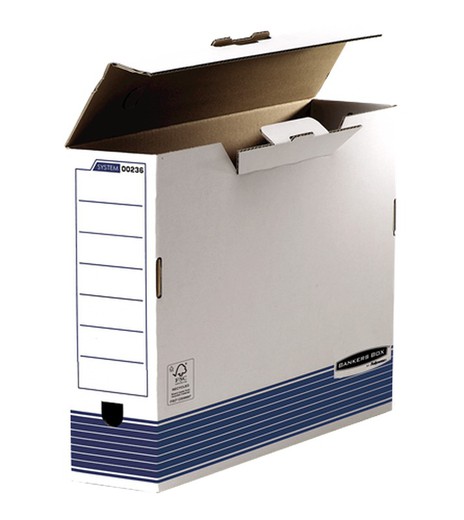 Final file box A3 100mm Blue