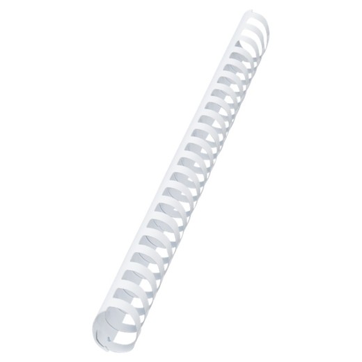 Plastic comb DIN A4 GBC 45 mm oval (Box 50), white