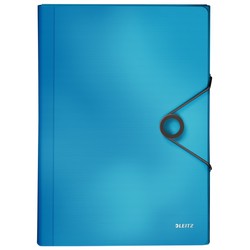Carpeta acordeón Solid. PP. Con 6 separadores más 1 extra ancho. DIN A4, azul
