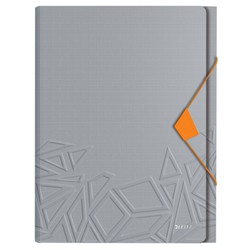 Urban Chic accordion folder. P.P. With 6 dividers. DIN A4 gray