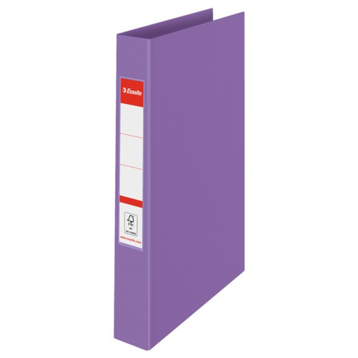 Colour'Breeze ring binder 2 rings Ø 25 mm. DIN A4 lavender