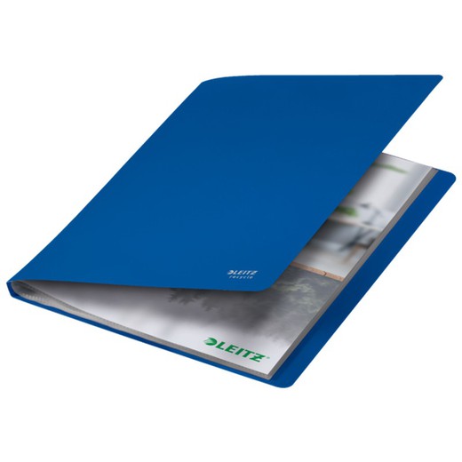 Folder of 20 Leitz Recycle covers. PP. DIN A4, blue