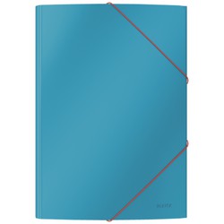 Φάκελος Leitz Cozy με 3 πτερύγια. DIN A4. χαρτόνι, μπλε