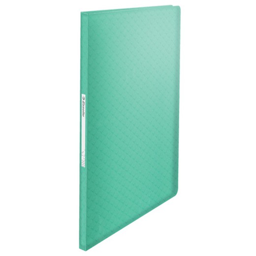 Esselte Colour'Breeze PP sleeve folder. Flexible caps. 40 covers. DIN A4, green