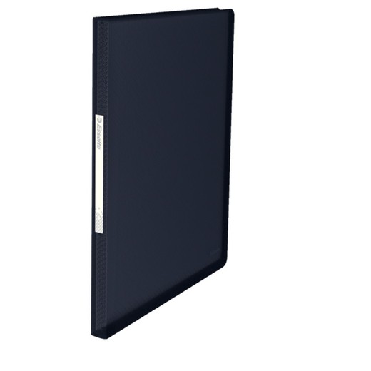 Esselte Vivida sleeve folder. P.P. Flexible Lids. 100 covers. DIN A4, vivid black