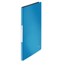 Solid sleeve folder. P.P. 20 covers DIN A4, blue