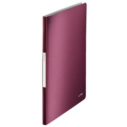 Carpeta de fundas Style. PP. 20 fundas. DIN A4, rojo granate