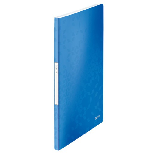 WOW sleeve folder. P.P. 20 covers DIN A4, blue