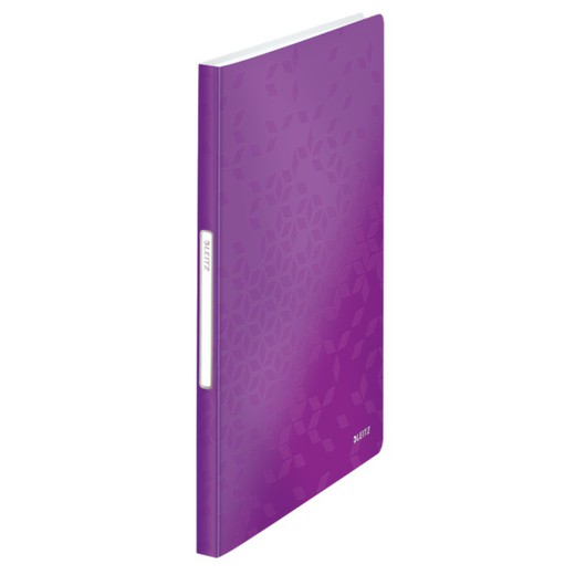 WOW sleeve folder. P.P. 40 covers. DIN A4, purple