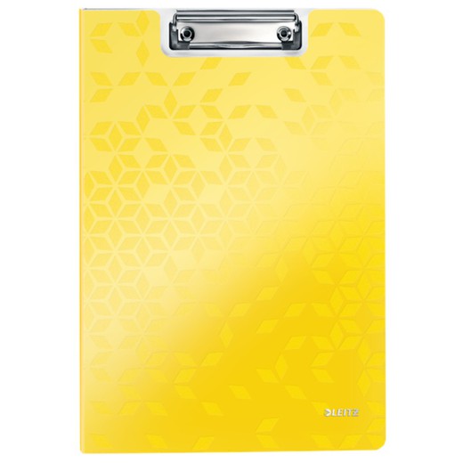 Miniclip folder WOW DIN A4. polyfoam, yellow