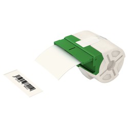 Leitz Icon continuous paper tape cartridge. White paper, removable adhesive, 22 m long 88 mm. wide, white