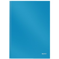 Σημειωματάριο Leitz Solid Hard Cover Notebook, 80 Sheets, 5 Grid, DIN A4, Blue