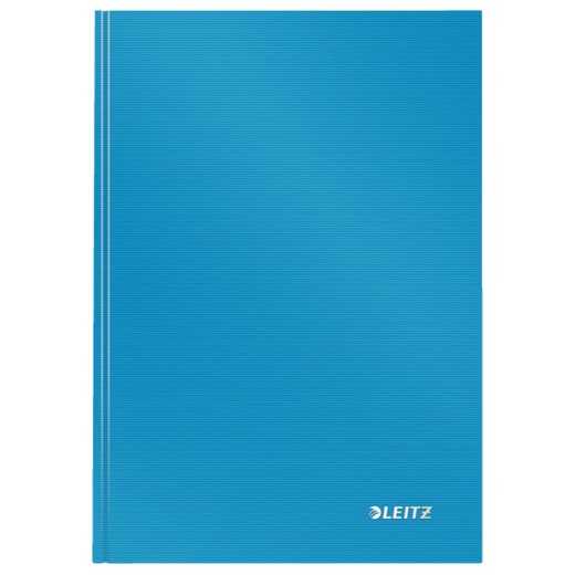 Quaderno Leitz con copertina rigida rigida, 80 fogli, 5 griglie, DIN A5, blu