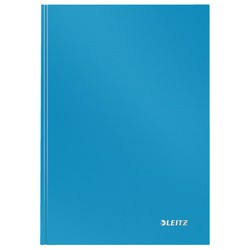 Leitz Solid hardcover notebook, 80 sheets horizontally ruled, DIN A5, blue