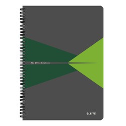 Caderno Wiro Leitz Office Capas de papelão. 90 folhas pautadas horizontalmente, DIN A4, verde