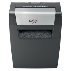 Rexel Momentum X308 makuleringsmaskine, sort/sølv