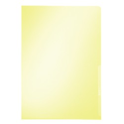 Dossier uñero Leitz (Caja 100) PVC rígido. 150 micras. DIN A4, amarillo
