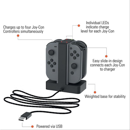 PowerA laadstation voor Joy-Con voor Nintendo Switch